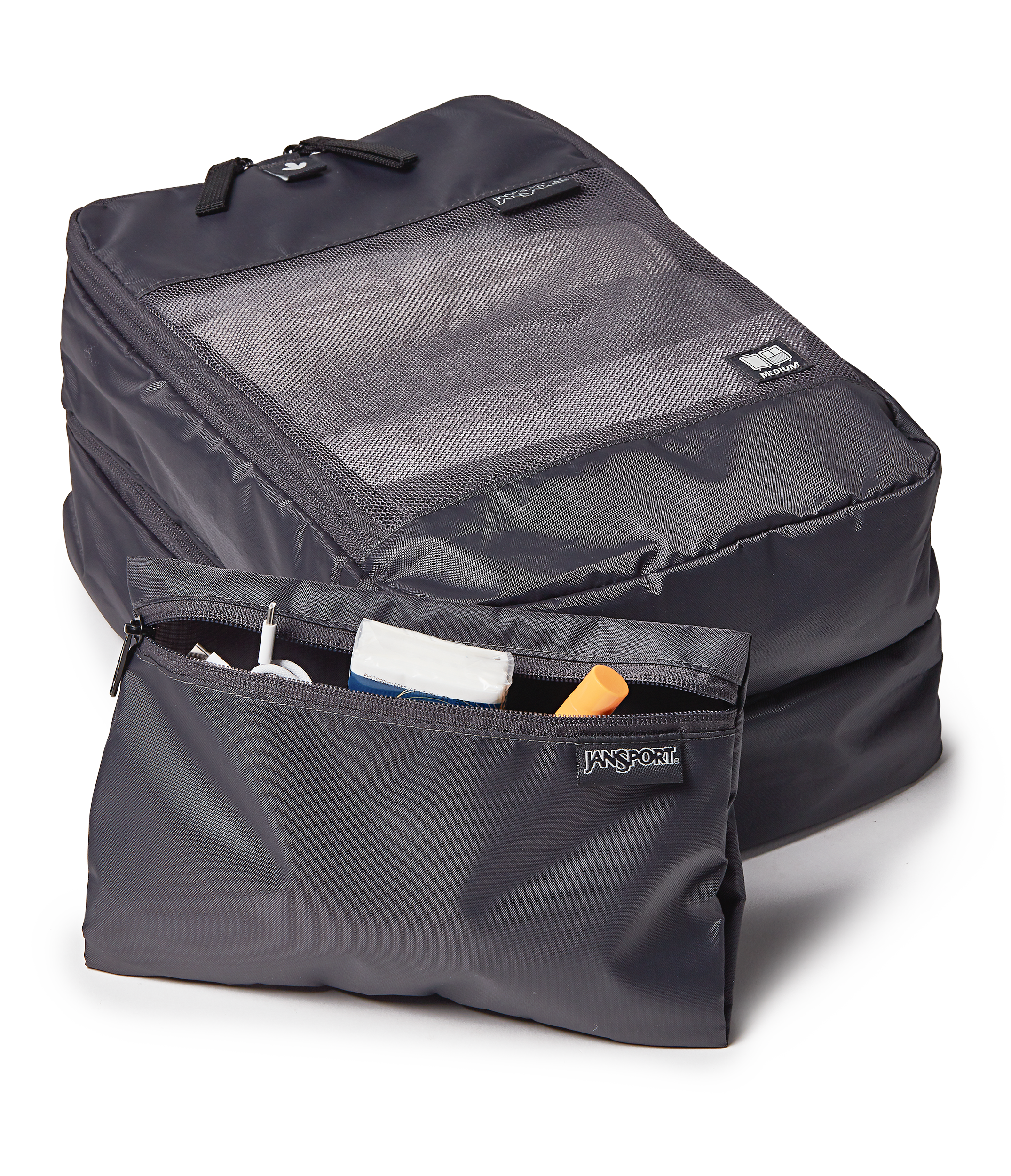 26" Checked Luggage Packing Cubes Smokey Grit Set - Image 7