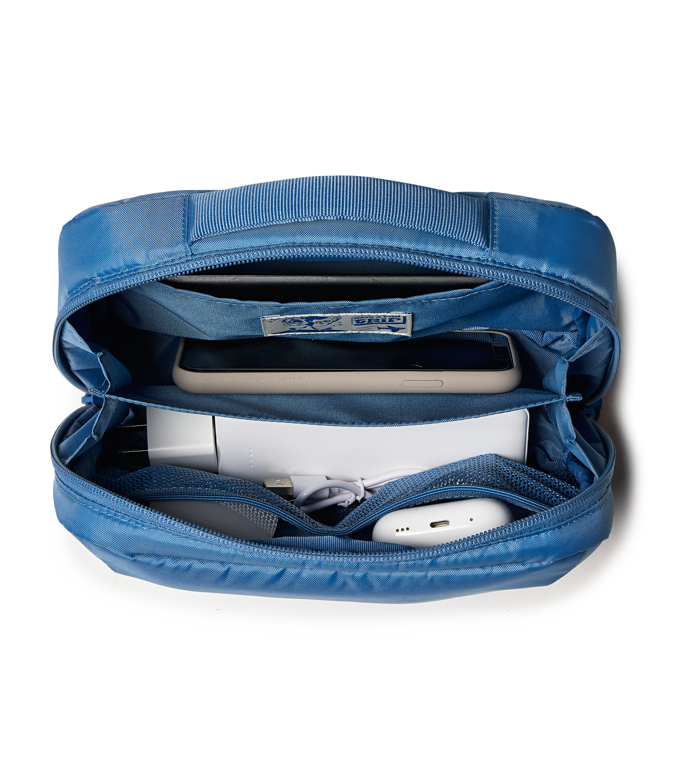 22" Carry On Luggage Tech Organizer Elemental Blue Set - Image 6