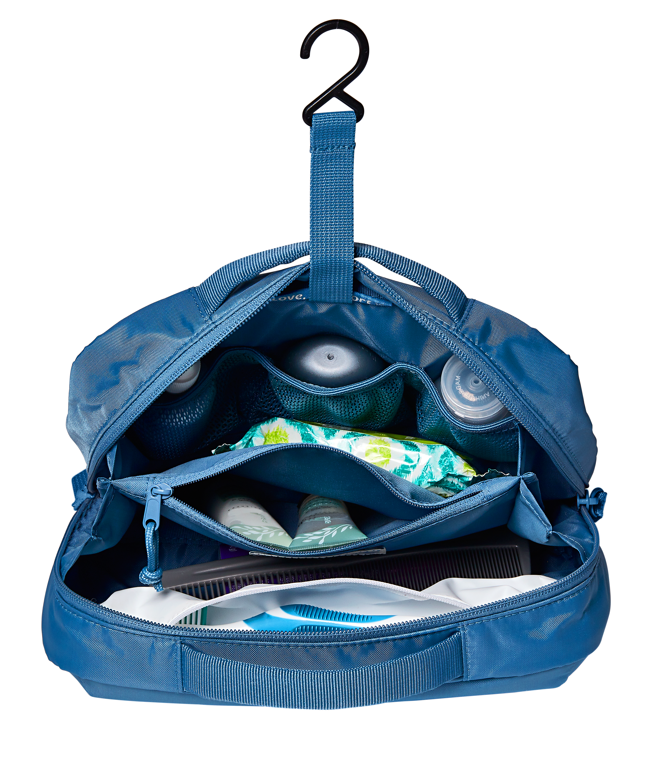 Convertible Duffel Toiletry Bag Elemental Blue Set - Image 6